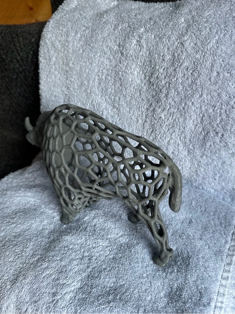 Plastic Sculptural Buffalo